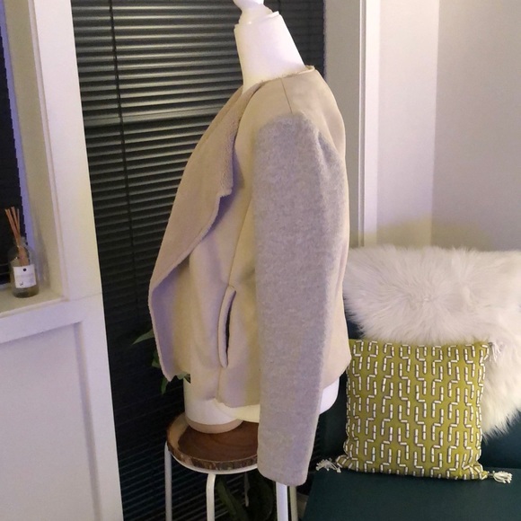 BB Dakota Faux Suede and Shearling Moto Jacket - Picture 3 of 7